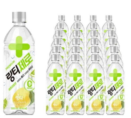 링티 제로 레몬500ml X 24개 복숭아음료 제로칼로리