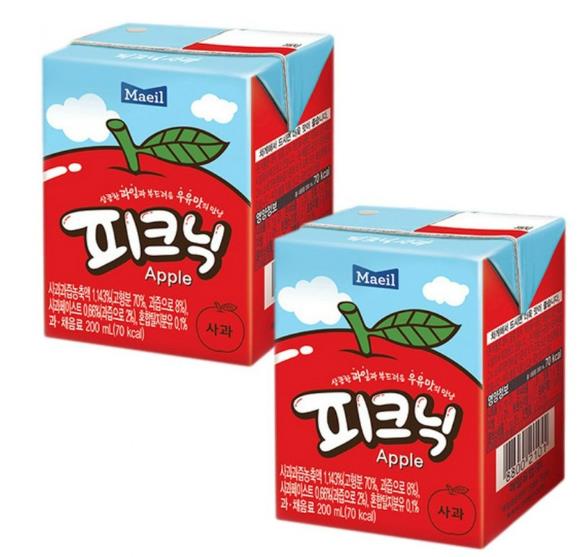 매일 피크닉 사과 200ml x 24팩