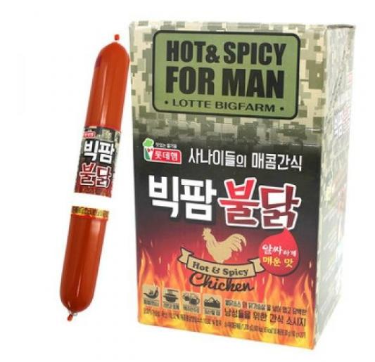 매운맛 불닭 소시지 (60gx20개) 매운소세지 간편안주 맥주안주 캠핑간식