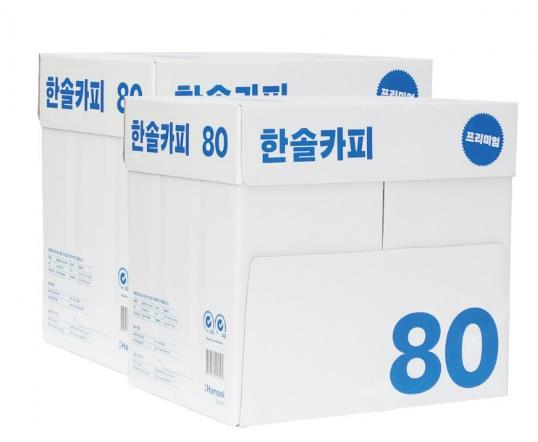 한솔복사용지 A4 (80g) 2BOX 5000매