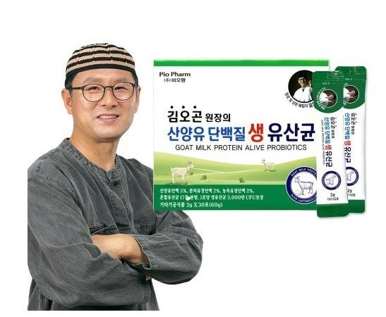 김오곤 원장의 산양유 단백질 생 유산균 2g x 30포 분말 스틱 장 건강