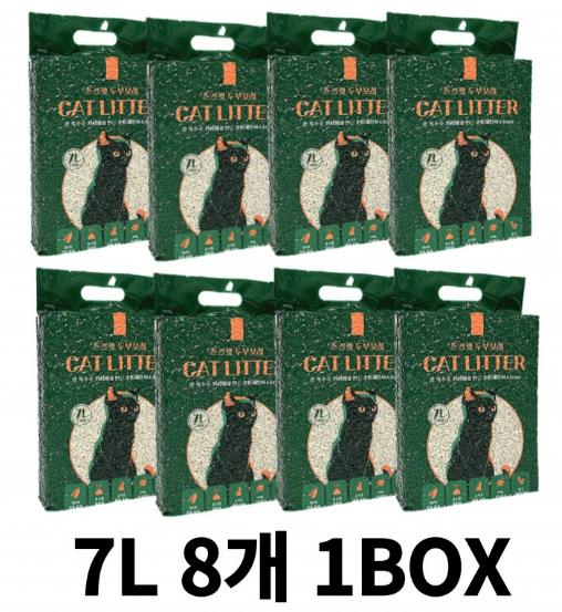 즈즈캣 고양이 두부모래 7L X 8개 56L 대용량 20kg 1BOX