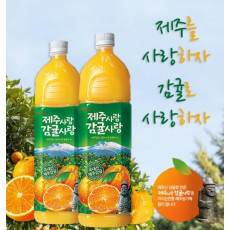 한정특가 [새콤달콤 제주감귤 본연의맛] 롯데 제주사랑 감귤사랑 500ml * 24입